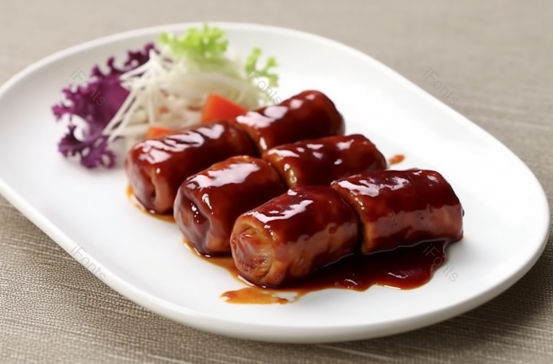 红烧肠头粤菜餐饮美食摄影图,高清,摄影图,摄影图片,图片大全,摄影图免费下载